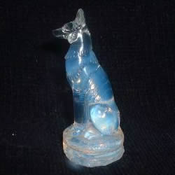 R Lalique Seal Chien by Rene Lalique From An Ashtray Chien (dog) R Lalique Seal Chien by Rene Lalique From An Ashtray