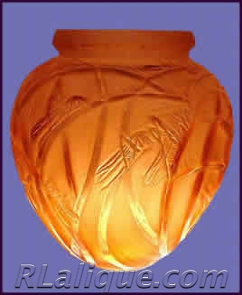 R.Lalique Vase Sauterelles Fake - Not by Rene Lalique