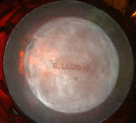 Archers Amber Vase Fake Signature On A Fake Copy of An Original Rene Lalique Design