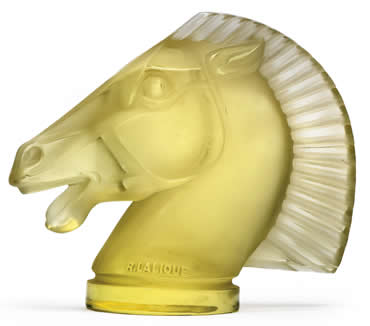 Longchamp Yellow Tinged Car Mascot