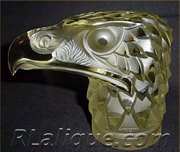 R Lalique Mascot Tete D'Aigle Fake - Not by Rene Lalique