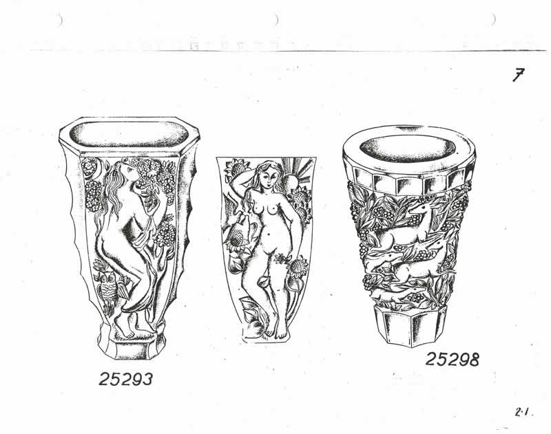 Glassexport Jablonecglass Glass Catalogue of Czechoslovakian Glass With Is Often Found With Forged Rene Lalique Signatures: Page 7