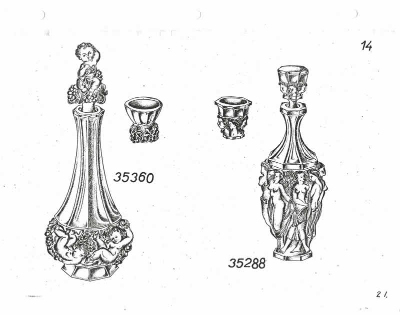 Glassexport Jablonecglass Glass Catalogue of Czechoslovakian Glass With Is Often Found With Forged Rene Lalique Signatures: Page 14