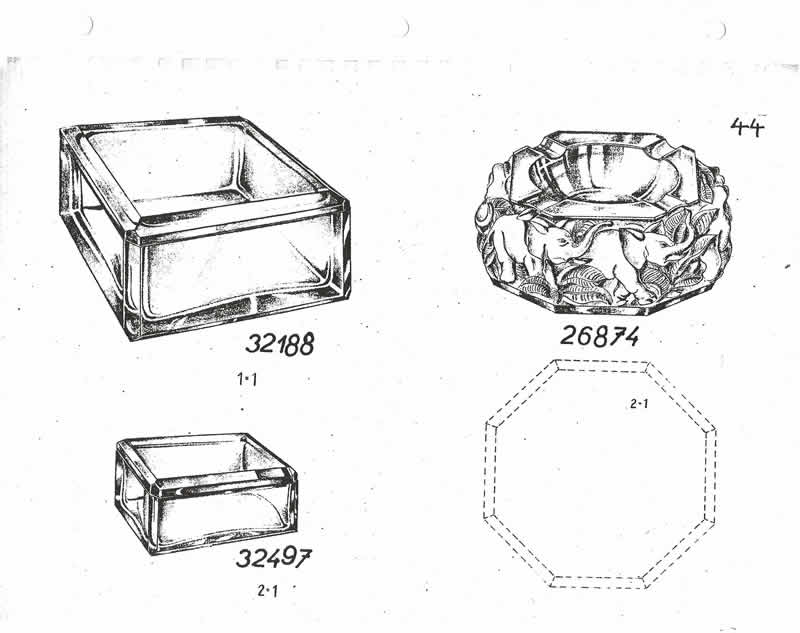 Glassexport Jablonecglass Glass Catalogue of Czechoslovakian Glass With Is Often Found With Forged Rene Lalique Signatures: Page 44