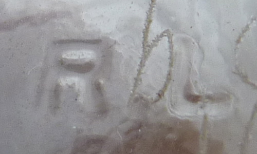 Ganika Perfume Bottle For D'Orsay R L Rene Lalique Signature