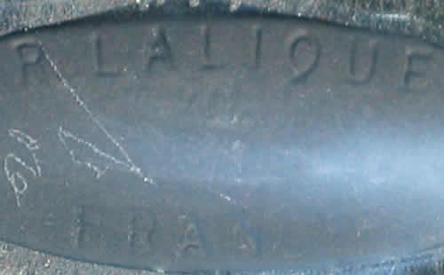 Marquita Perfume Bottle Rene Lalique Signature