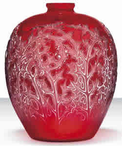 Rene Lalique Acanthes Vase