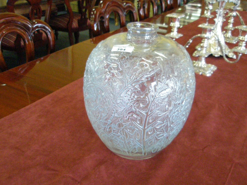 Rene Lalique Vase Acanthes