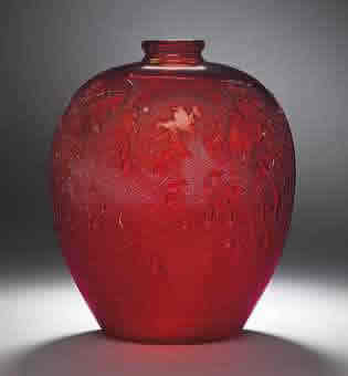 Rene Lalique Vase Acanthus