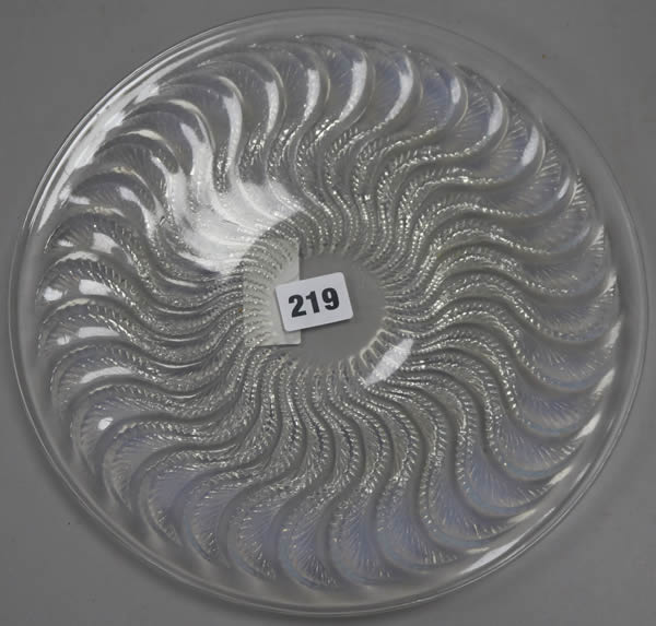 Rene Lalique Plate Actinia