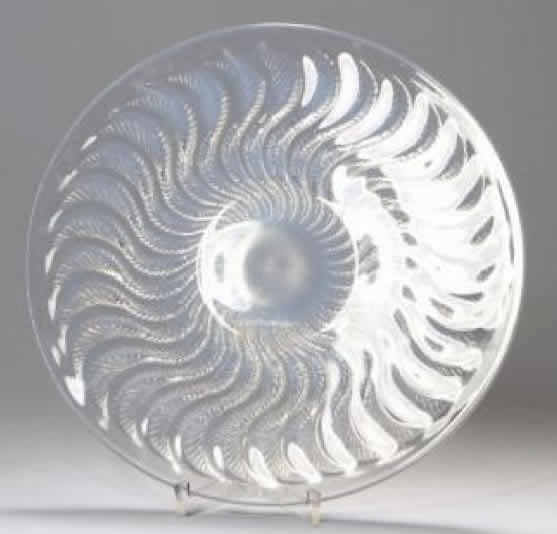 Rene Lalique Plate Actinia