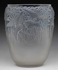 Rene Lalique Vase Aigrettes