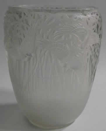 Rene Lalique Vase Aigrettes