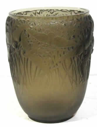 Rene Lalique Vase Aigrettes