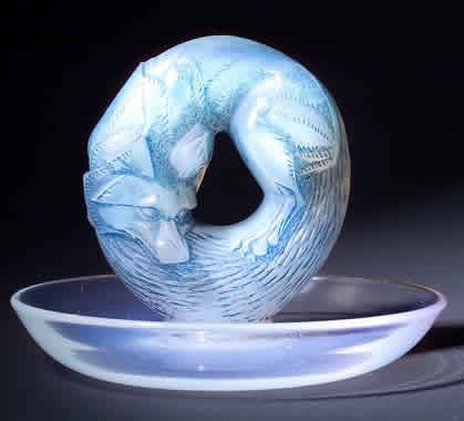 Rene Lalique Alaska Ashtray