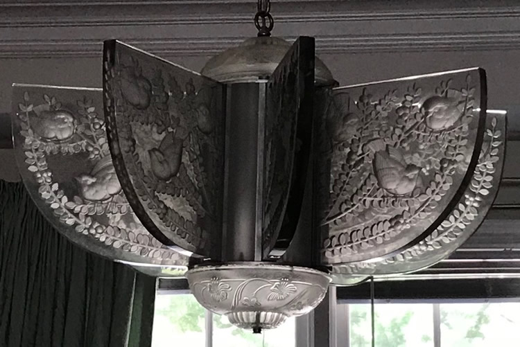 Rene Lalique Chandelier Alger II