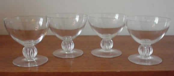 Rene Lalique Champagne Glass Alger