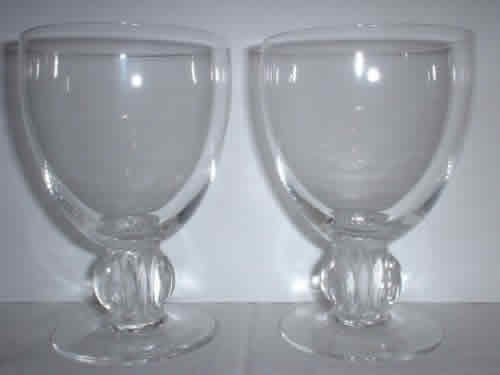 Rene Lalique Drinking Glass Alger