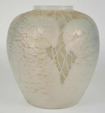 Rene Lalique Vase Alicante
