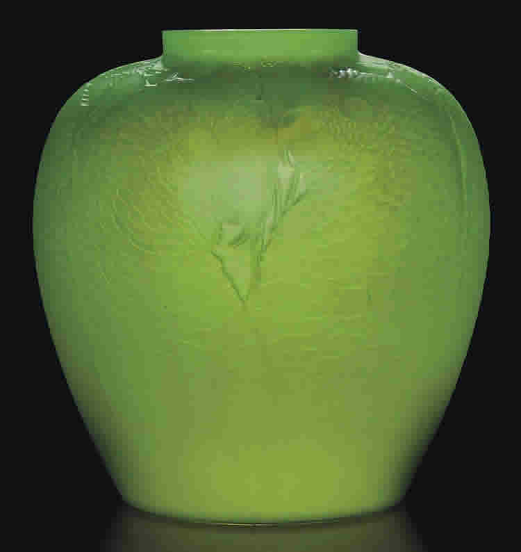 Rene Lalique Vase Alicante