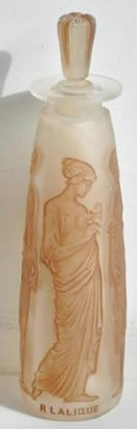 Rene Lalique Perfume Bottle Ambre Antique