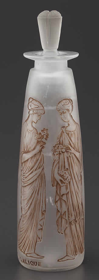 Rene Lalique Flacon Ambre Antique