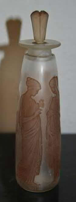 Rene Lalique Perfume Bottle Ambre Antique