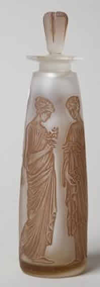 Rene Lalique Perfume Bottle Ambre Antique