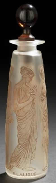 Rene Lalique Perfume Bottle Ambre Antique