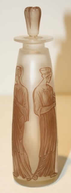 Rene Lalique Scent Bottle Ambre Antique