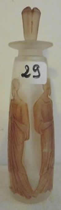 Rene Lalique Scent Bottle Ambre Antique