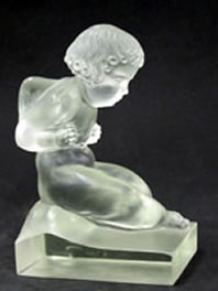 Rene Lalique Bookend Amour