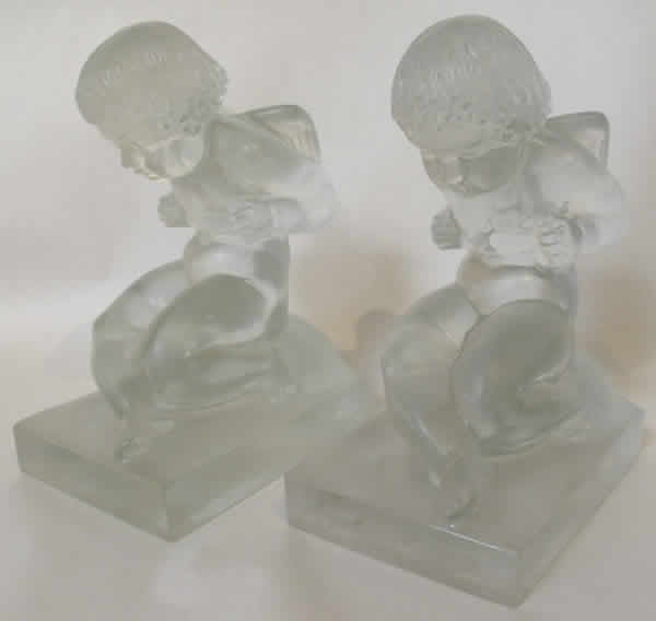 Rene Lalique Bookend Amour