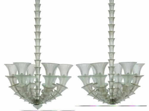 Rene Lalique Amsterdam Chandelier