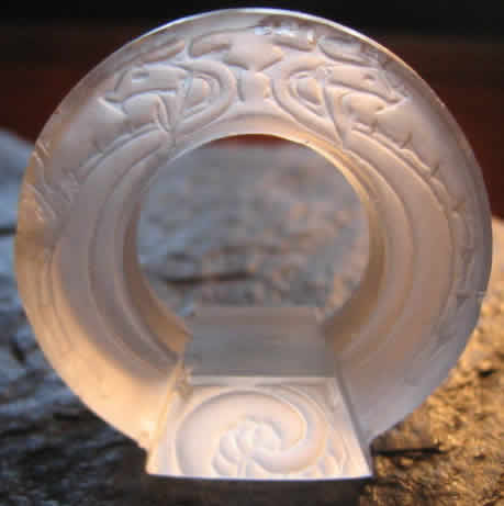 Rene Lalique Cachet Anneau Lezards