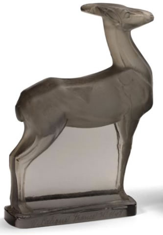 Rene Lalique Paperweight Antilope