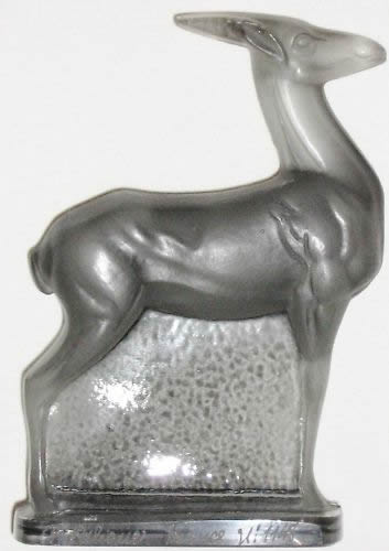 Rene Lalique Paperweight Antilope