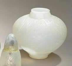 Rene Lalique Vase Aras