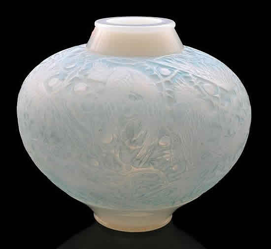 Rene Lalique Vase Aras