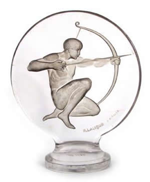 Rene Lalique Car Mascot Archer