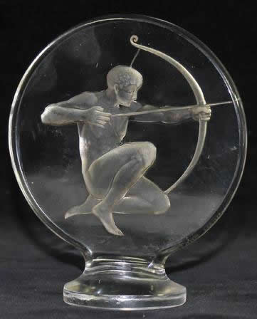 Rene Lalique Hood Ornament Archer