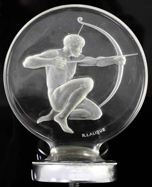 Rene Lalique Hood Ornament Archer