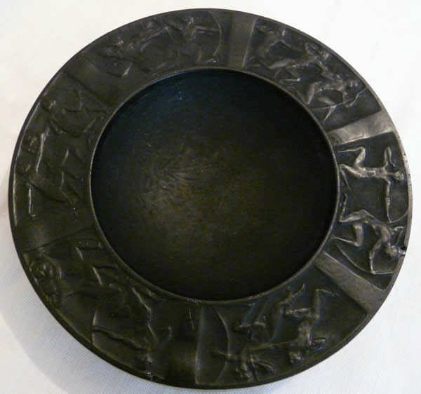 Rene Lalique Ashtray Archers