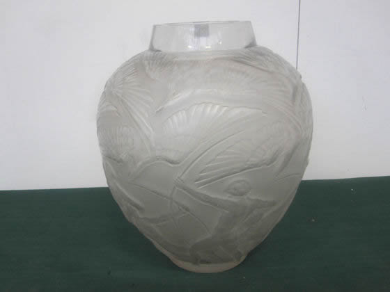 Rene Lalique Vase Archers