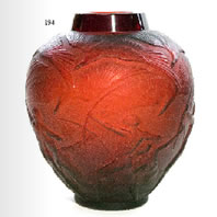 Rene Lalique Vase Archers