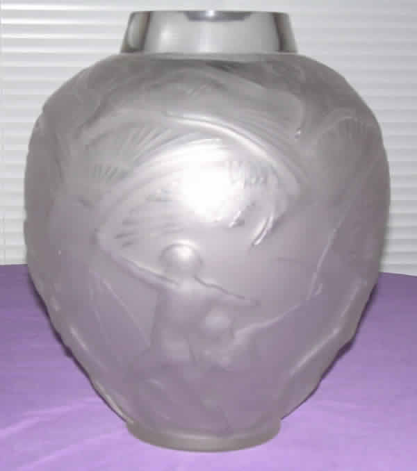 Rene Lalique Vase Archers
