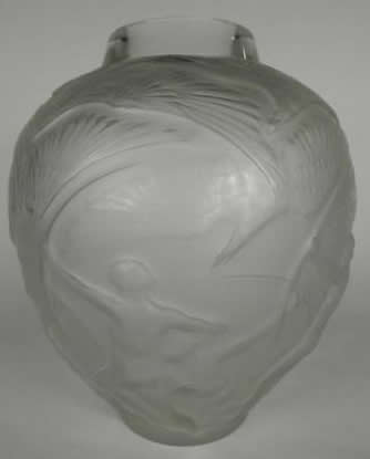 Rene Lalique Vase Archers