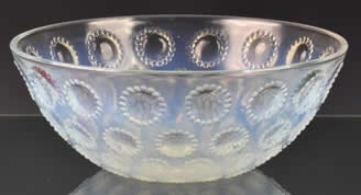 Rene Lalique Bowl Asters