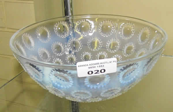 Rene Lalique Bowl Asters