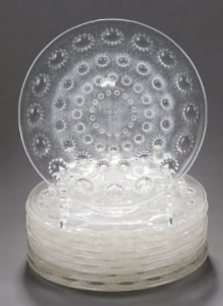 Rene Lalique Plate Asters